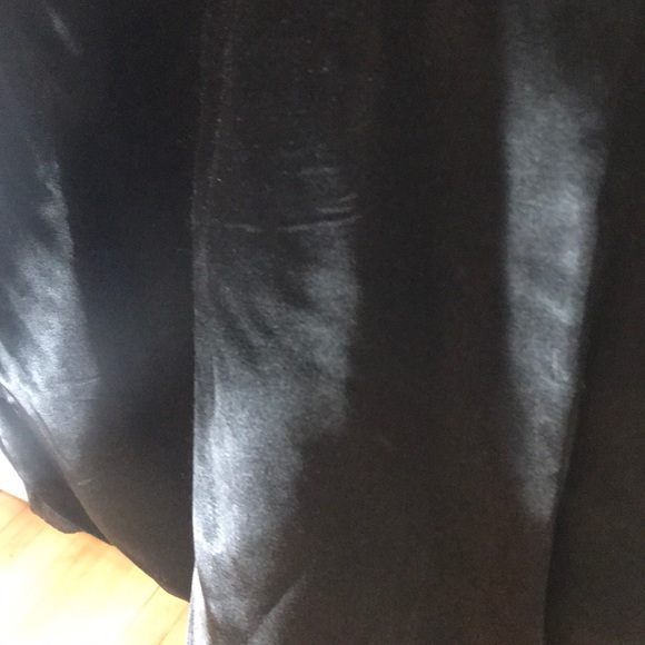 “PERSIAN LAMB” Vintage Black Vintage Button Jacket with Faux Fur Collar. - Picture 12 of 15